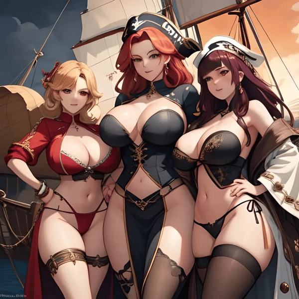 Maya | Jade | Zoe – Pirate Girl Harem